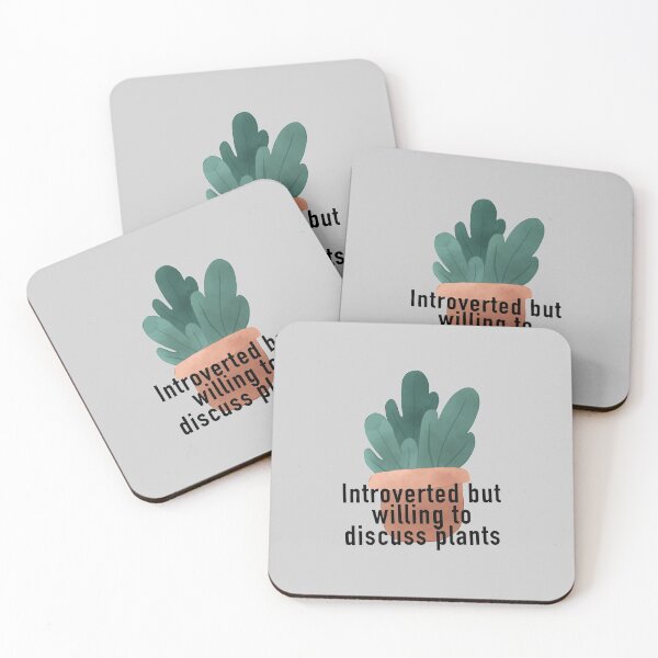 Item preview, Introverted But Willing to Discuss Plants designed and sold by Paper Hearteu.