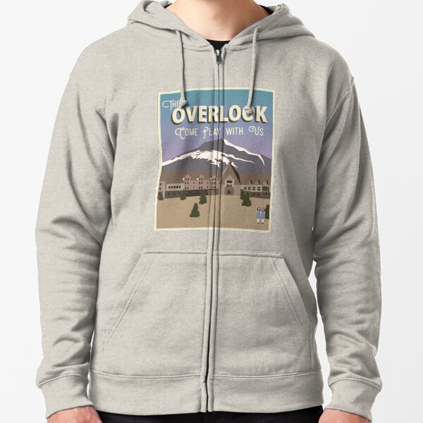 Overlook Hotel Travel Poster Zipped Hoodie