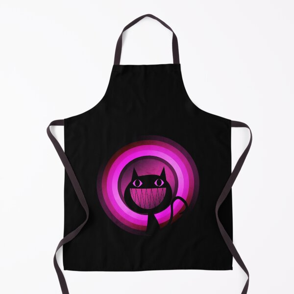 Item preview, funny laughing naughty cat on magenta background designed and sold by Raeolus.