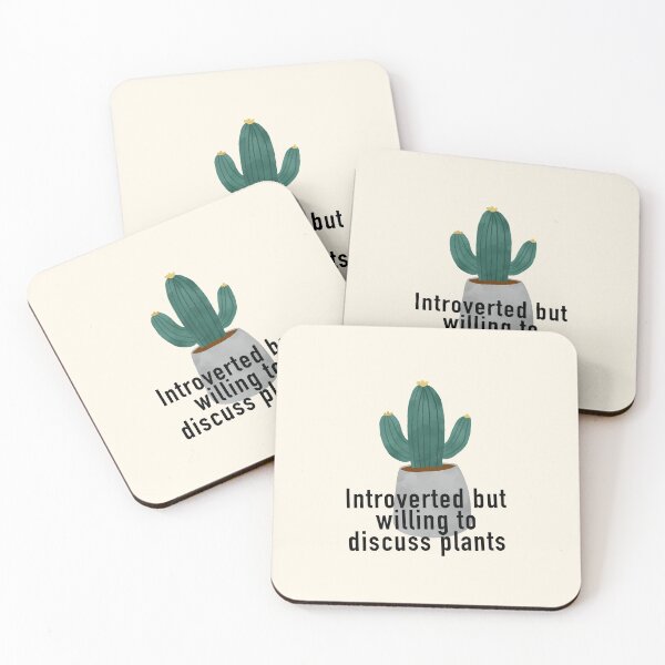 Item preview, Introverted But Willing to Discuss Plants T-Shirts designed and sold by Paper Hearteu.
