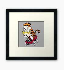 Calvin and Hobbes Framed Print