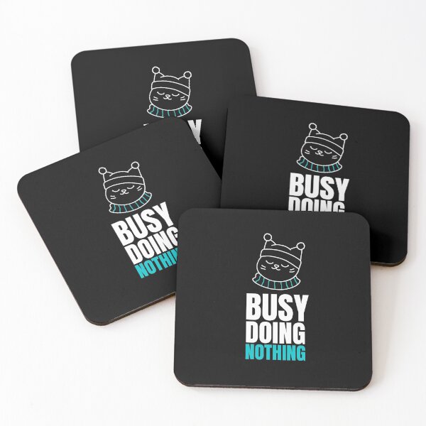 Item preview, Busy doing nothing- cat version designed and sold by Vaishnavi Deo.
