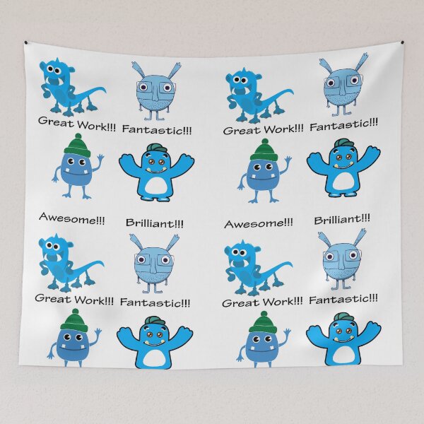 Item preview, Cute monsters fun reward design  designed and sold by GraphicBit.