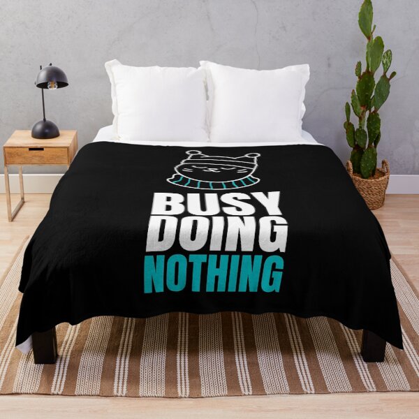 Item preview, Busy doing nothing- cat version designed and sold by Vaishnavi Deo.
