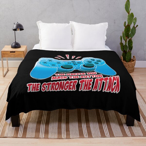 Item preview, Gaming Mash The Button Strong Attack Video Games designed and sold by OmmeDesigns.