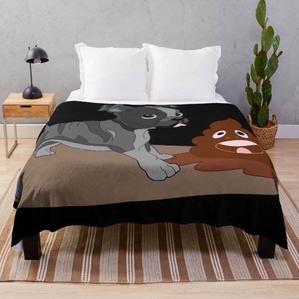 Item preview, Cute cartoon of pooping dog designed and sold by chrstdnl.