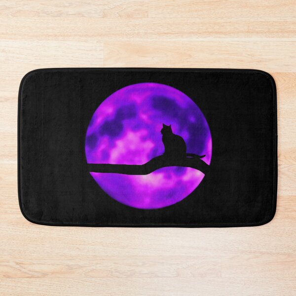 Item preview, Black Cat And Purple Moon designed and sold by Cyrensea.