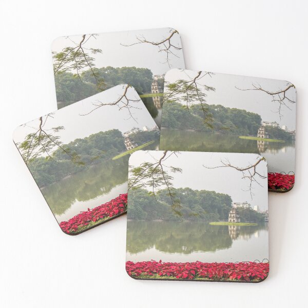 Item preview, Turtle Tower on Hoan Kiem Lake, in the old quarter of Hanoi, Vietnam designed and sold by SnapTPhotograph.