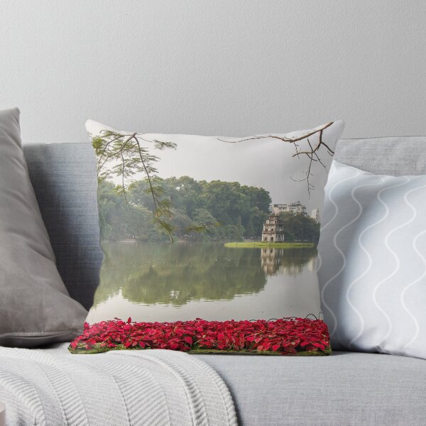 Item preview, Turtle Tower on Hoan Kiem Lake, in the old quarter of Hanoi, Vietnam designed and sold by SnapTPhotograph.