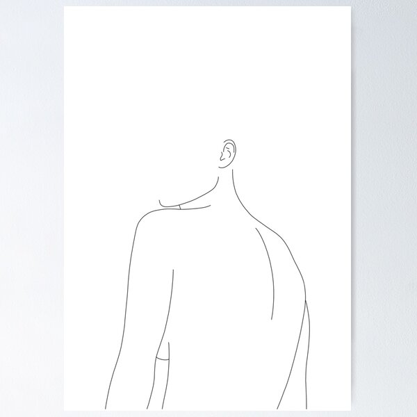 Item preview, Nude back illustration - Blossom designed and sold by TheColourStudy.