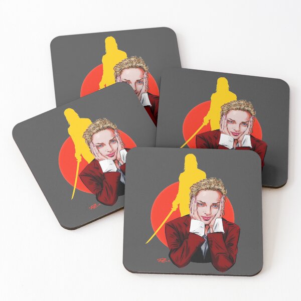Artikelvorschau, Uma Thurman - Eine Illustration von Paul Cemmick entworfen und verkauft von TIGERDAVER.