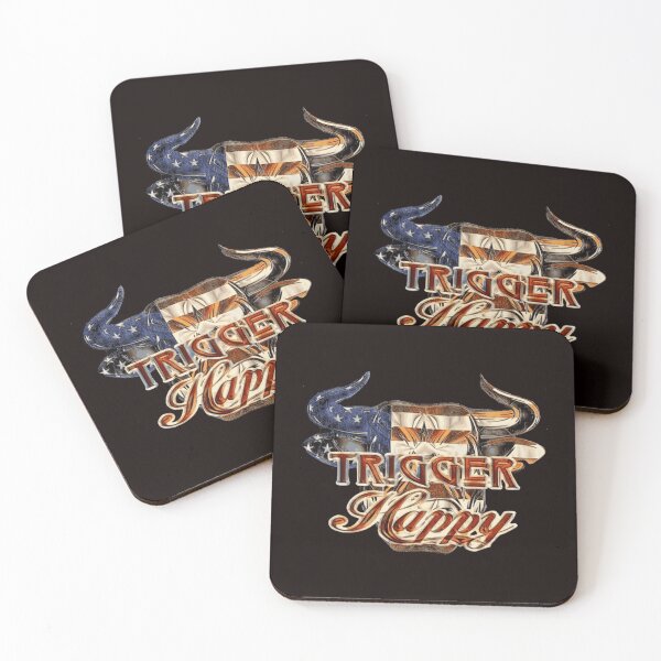Item preview, Trigger happy bull designed and sold by James Bieber.