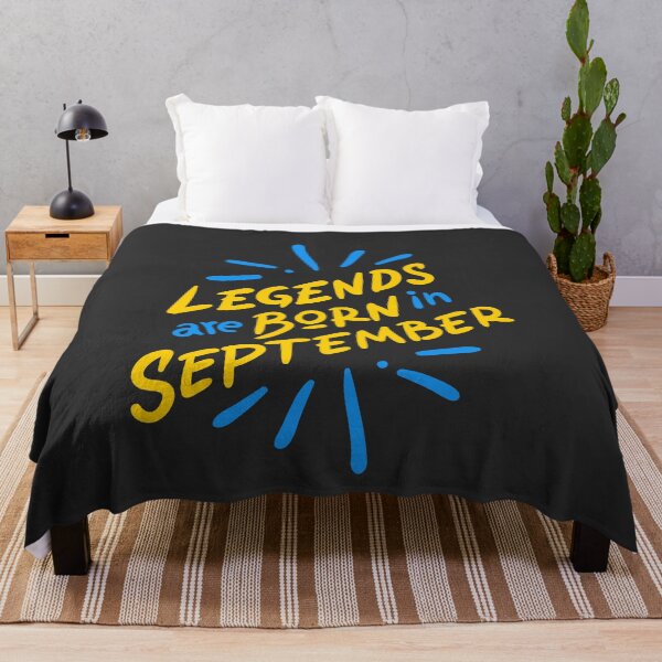 Item preview, Legend are born in September Birthday Quotes designed and sold by Mande Arts.
