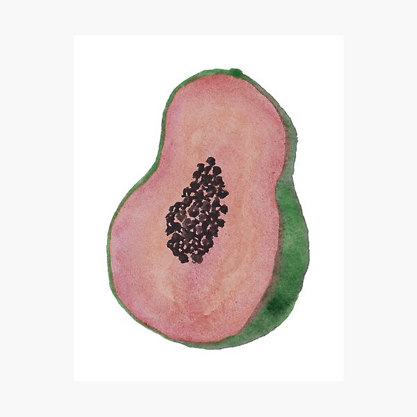 Item preview, Watercolor Papaya designed and sold by taniasofia.