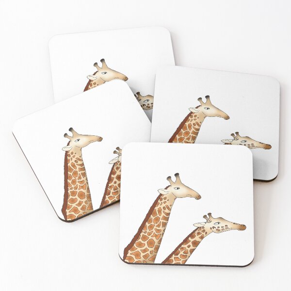 Item preview, Pair of Cartoon Giraffes designed and sold by SplottersGuide.