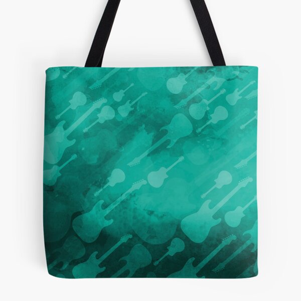 Item preview, Guitar diversity pattern aqua designed and sold by xavoblues.