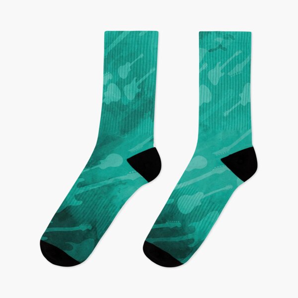 Item preview, Guitar diversity pattern aqua designed and sold by xavoblues.
