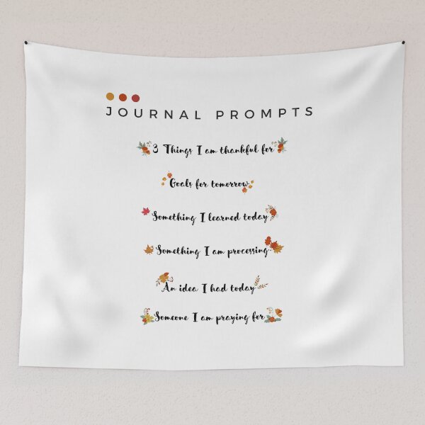 Item preview, Personal journal writing prompts designed and sold by Marguerite Faure.