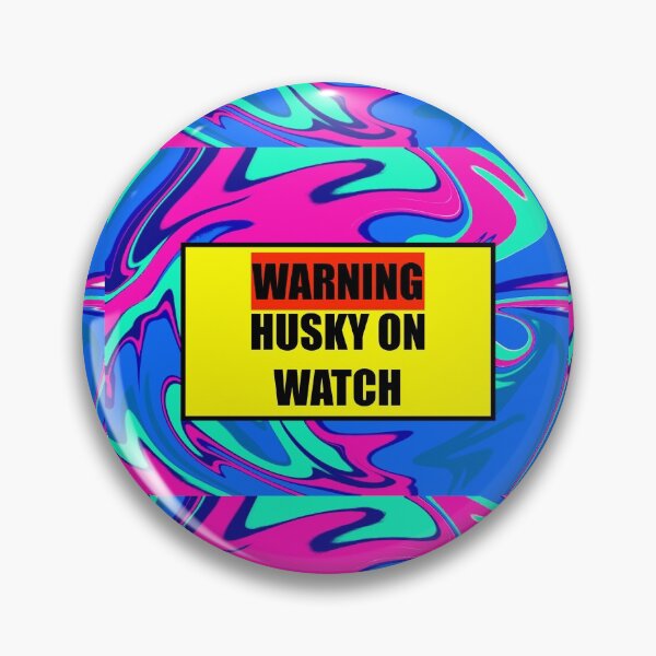 Item preview, husky on watch designed and sold by MonoMerch26.