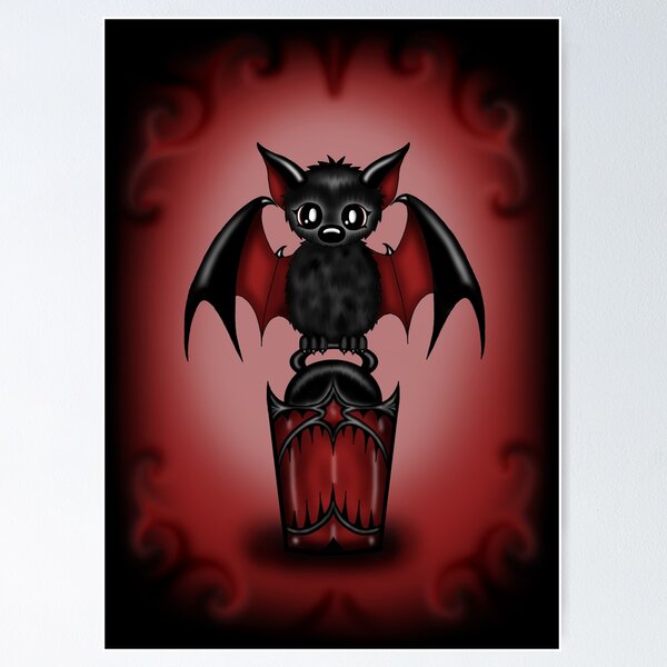 Item preview, cute Venthyr Bat on Lantern designed and sold by Pezi-Creation.