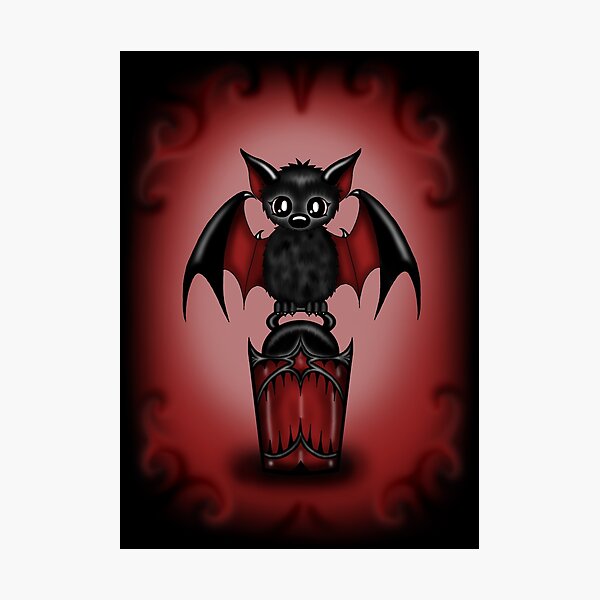Item preview, cute Venthyr Bat on Lantern designed and sold by Pezi-Creation.
