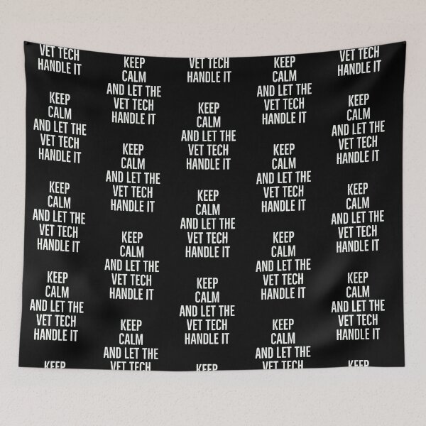 Item preview, Keep Calm and Let the Vet Tech Handle it designed and sold by Zurickdesigns.