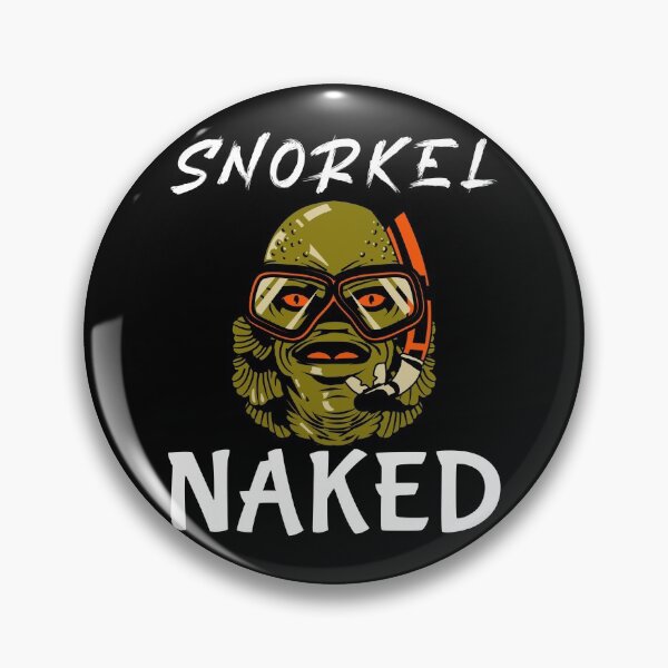 Item preview, Snorkel Naked - Scuba Diving design designed and sold by 1chillin.