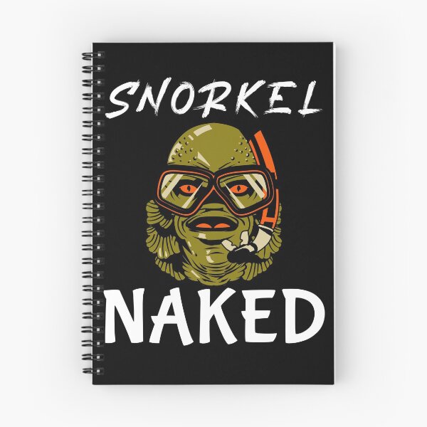 Item preview, Snorkel Naked - Scuba Diving design designed and sold by 1chillin.