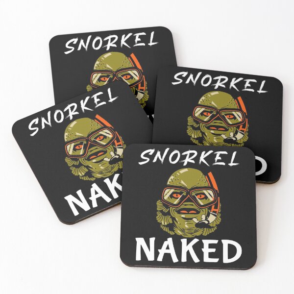 Item preview, Snorkel Naked - Scuba Diving design designed and sold by 1chillin.