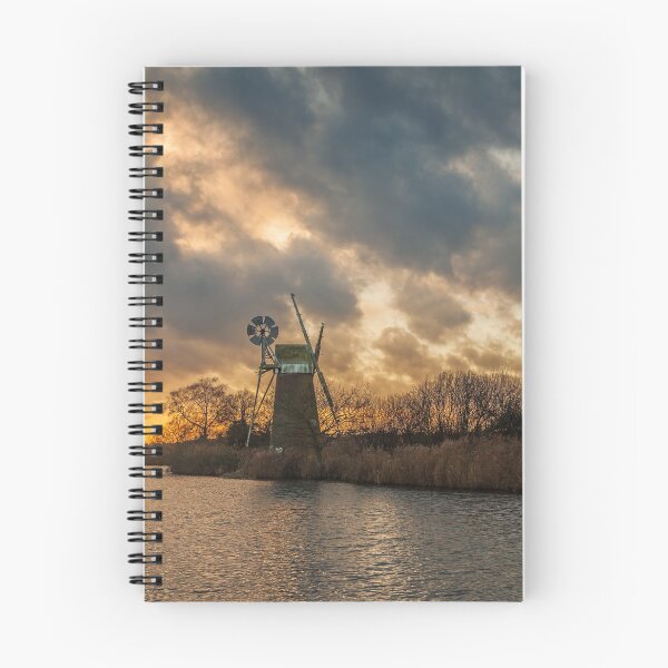 Item preview, December Sunset over Turf Fen Mill designed and sold by dp-images.