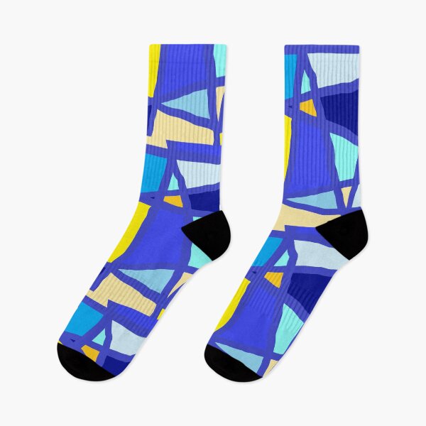 Item preview, yellow shape  blue line designed and sold by miaterinka.