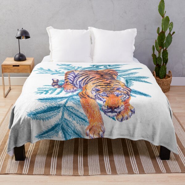 Item preview, Tiger and leaves. designed and sold by LiliyaSavelieva.