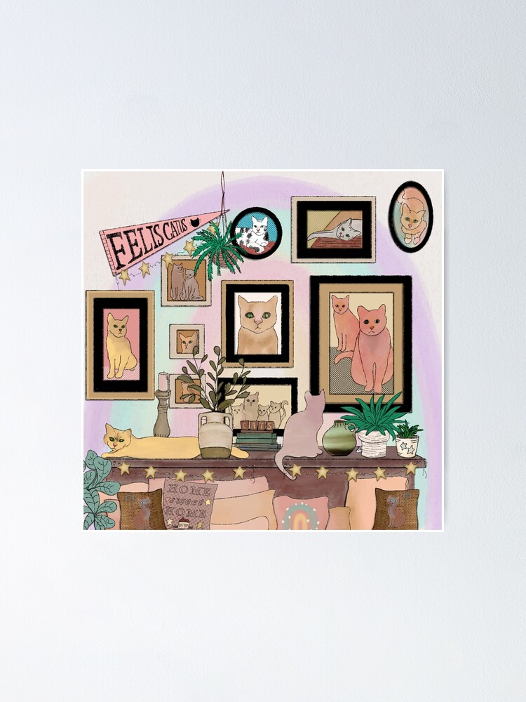 Alternate view of Felis Catus Cat Gallery Wall Poster