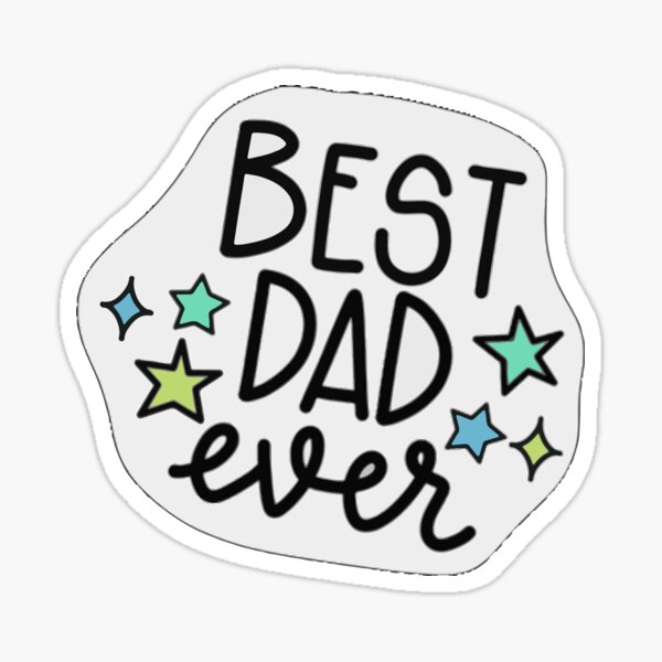 number 1 dad stickers for sale redbubble