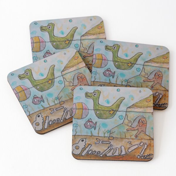 Item preview, Bones Under the Sea designed and sold by MatchTheDrapes.