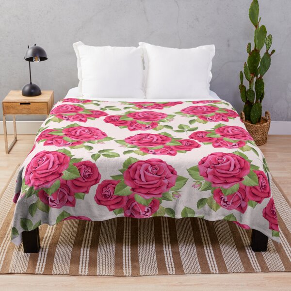 Item preview, Red Flowers Patterns Floral designed and sold by Mo-2000.