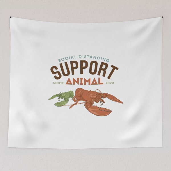 Item preview, Animal Support | Lobster | Social Distancing Support Animal Since 2020  designed and sold by SW Longwave.