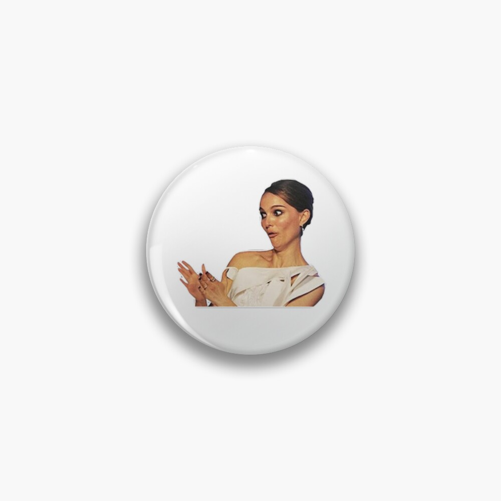 natalie portman sarcastic clap Sticker for Sale by cinnamonknot | Redbubble