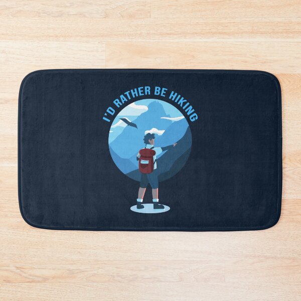 Item preview, I'd Rather Be Hiking designed and sold by NikStore.