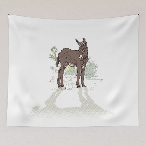 Item preview, Baby Burro | Wild Donkey Drawing | Funny Animals designed and sold by SW Longwave.