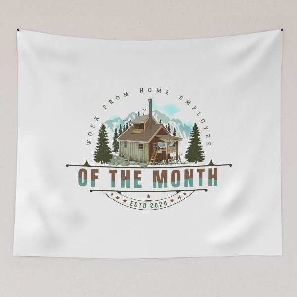 Item preview, Work From Home Employee of the Month | Funny quotes designed and sold by SW Longwave.
