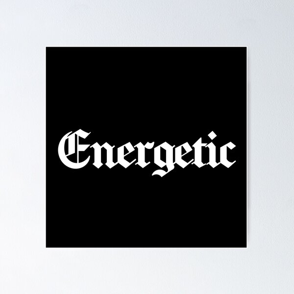 Item preview, Energetic designed and sold by CinnamonCocaine.
