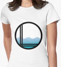 Lonely Ocean Logo Women's Fitted T-Shirt