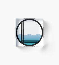 Lonely Ocean Logo Acrylic Block
