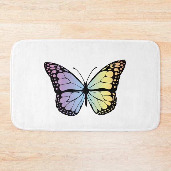 Item preview, Rainbow pastel butterfly  designed and sold by Cosmic Detour .