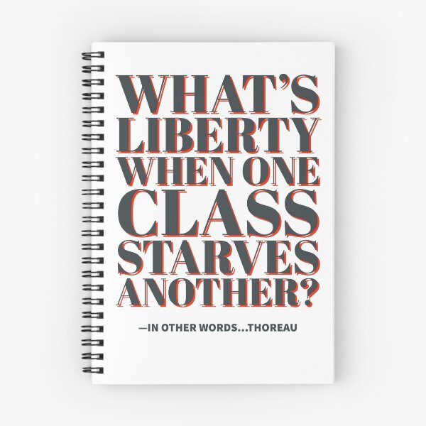 Item preview, THOREAU - LIBERTY - CLASS WAR designed and sold by PetrifiedEnj73.