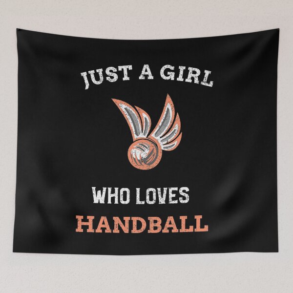 Item preview, Just A Girl Who Loves Handball designed and sold by joabaj.