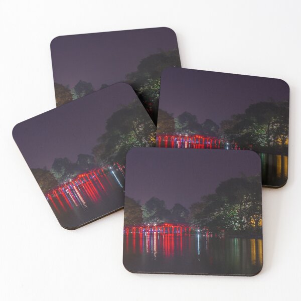 Item preview, Red Huc Bridge and Ngoc Son Temple at Hoan Kiem Lake, Hanoi, Vietnam. designed and sold by SnapTPhotograph.