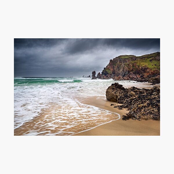 Item preview, Traigh Dhail Mhor Sand and Waves Isle of Lewis Scotland. designed and sold by PhotosEcosse.