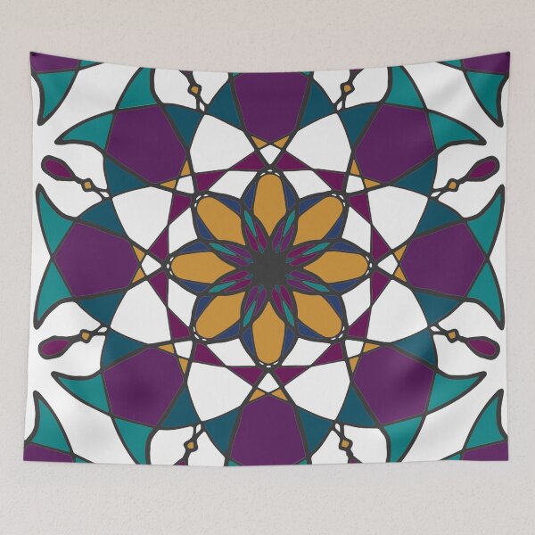 Item preview, Jeweltone mandala pattern designed and sold by Cute Designs Shop.